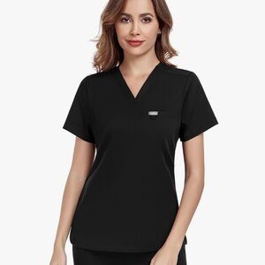 COMENII Scrubs for Women,  Tailored Fit Workwear, Easy Care Medical Scru…